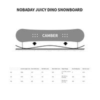 Nobaday Juicy Dino Snowboard