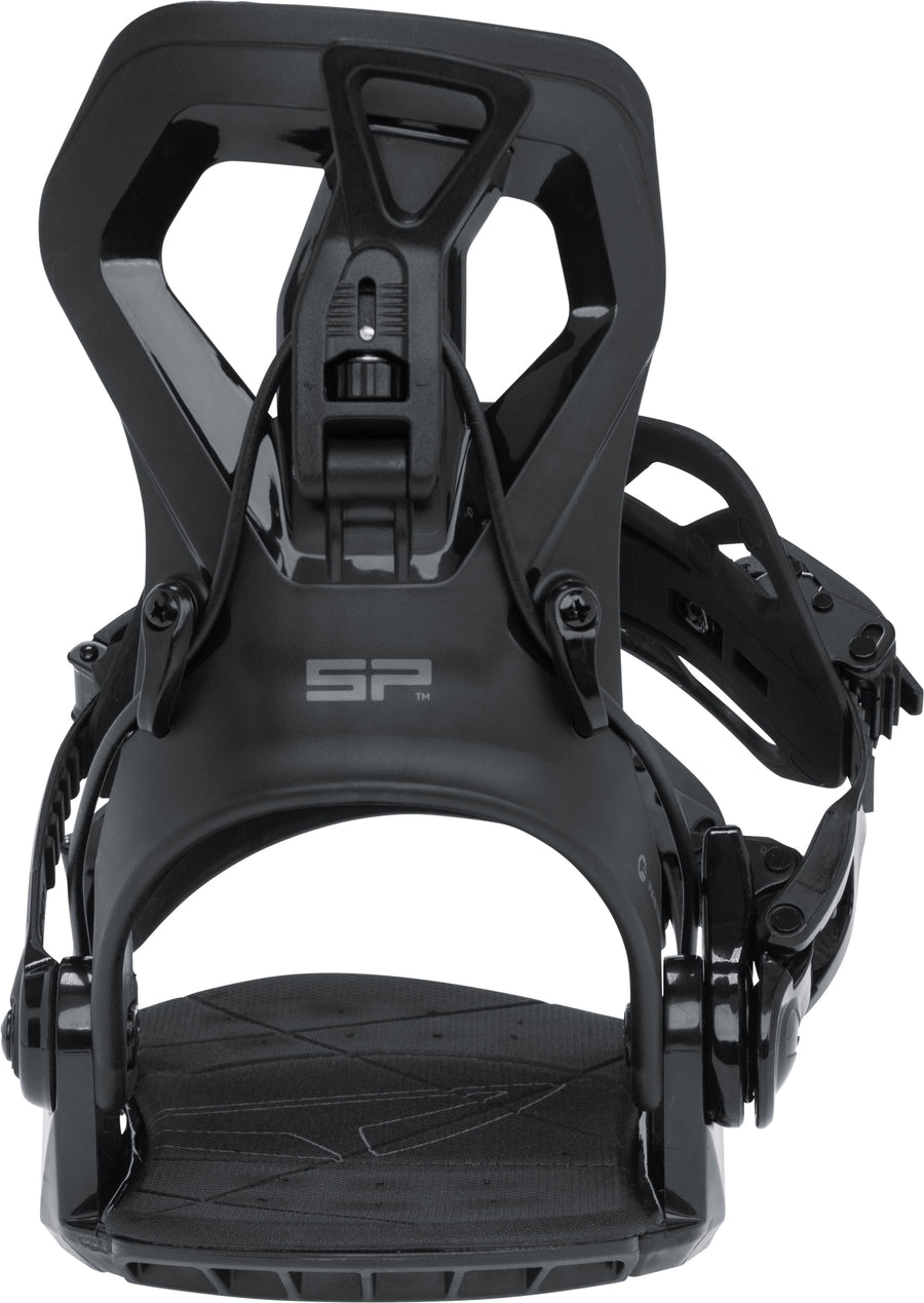 SP Base+ Snowboard Bindings — Black, back