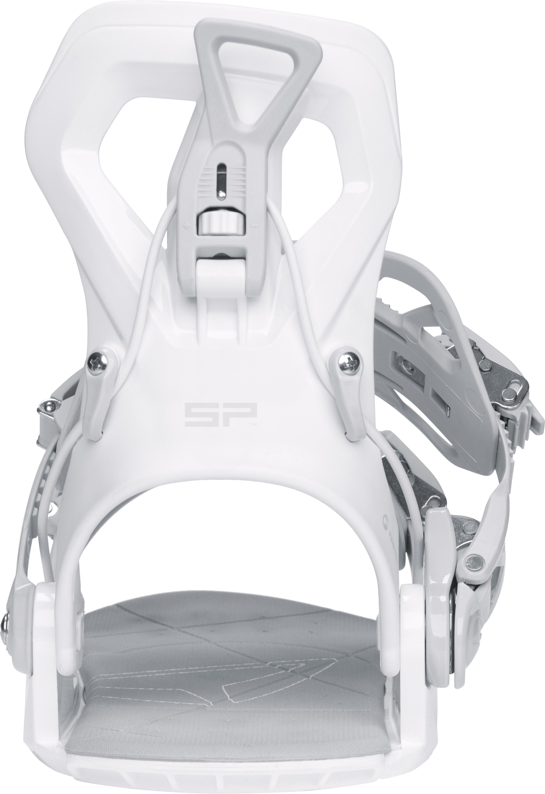 SP Base+ Snowboard Bindings — White, back