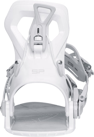 SP Base+ Snowboard Bindings — White, back