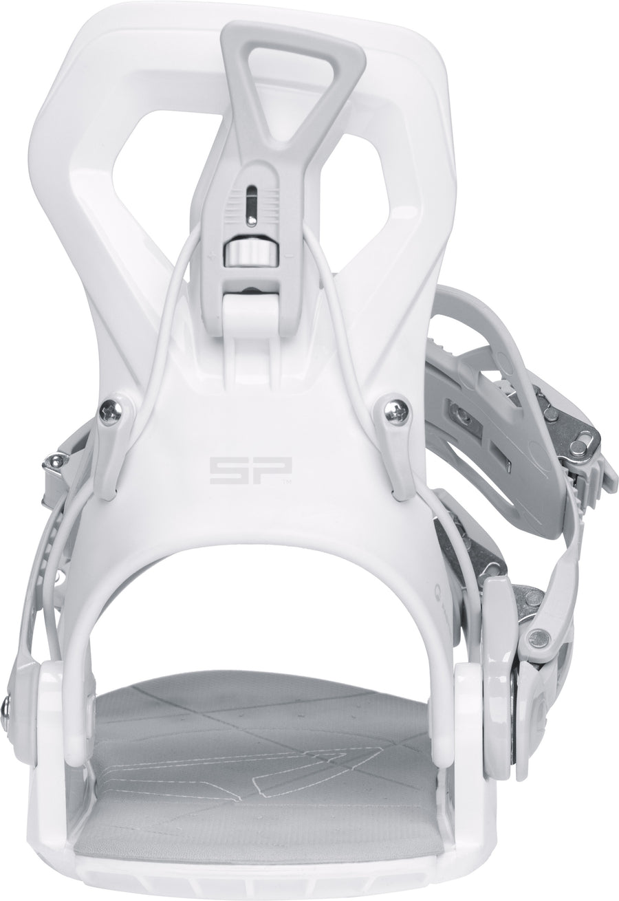 SP Base+ Snowboard Bindings — White, back