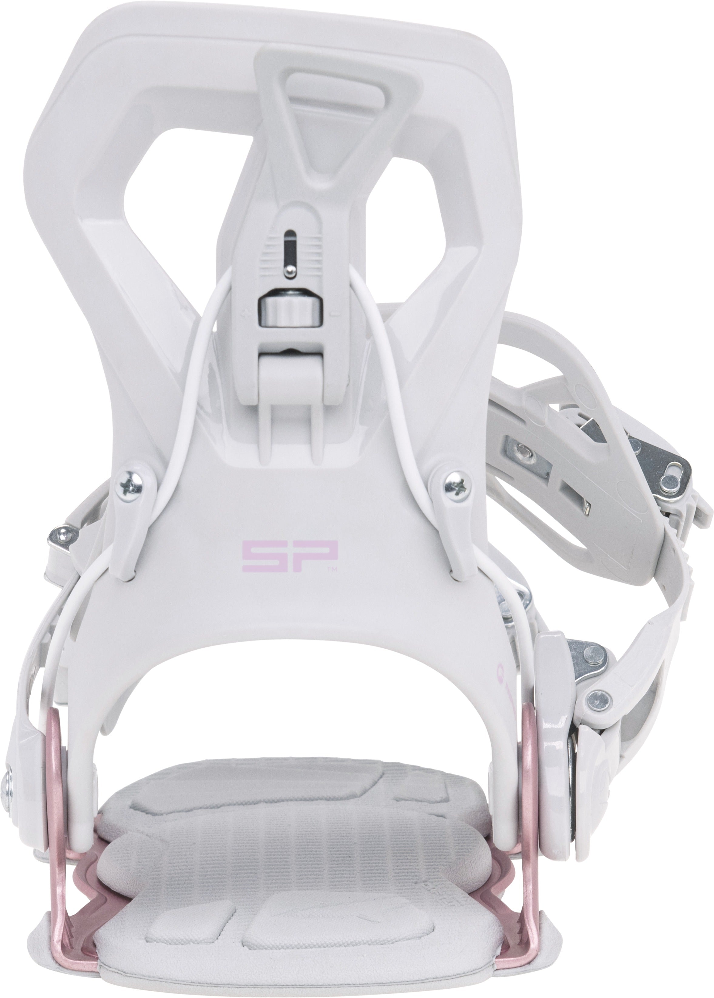 SP Core Snowboard Bindings — Pink, back