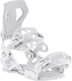 SP Core Snowboard Bindings — Silver, front