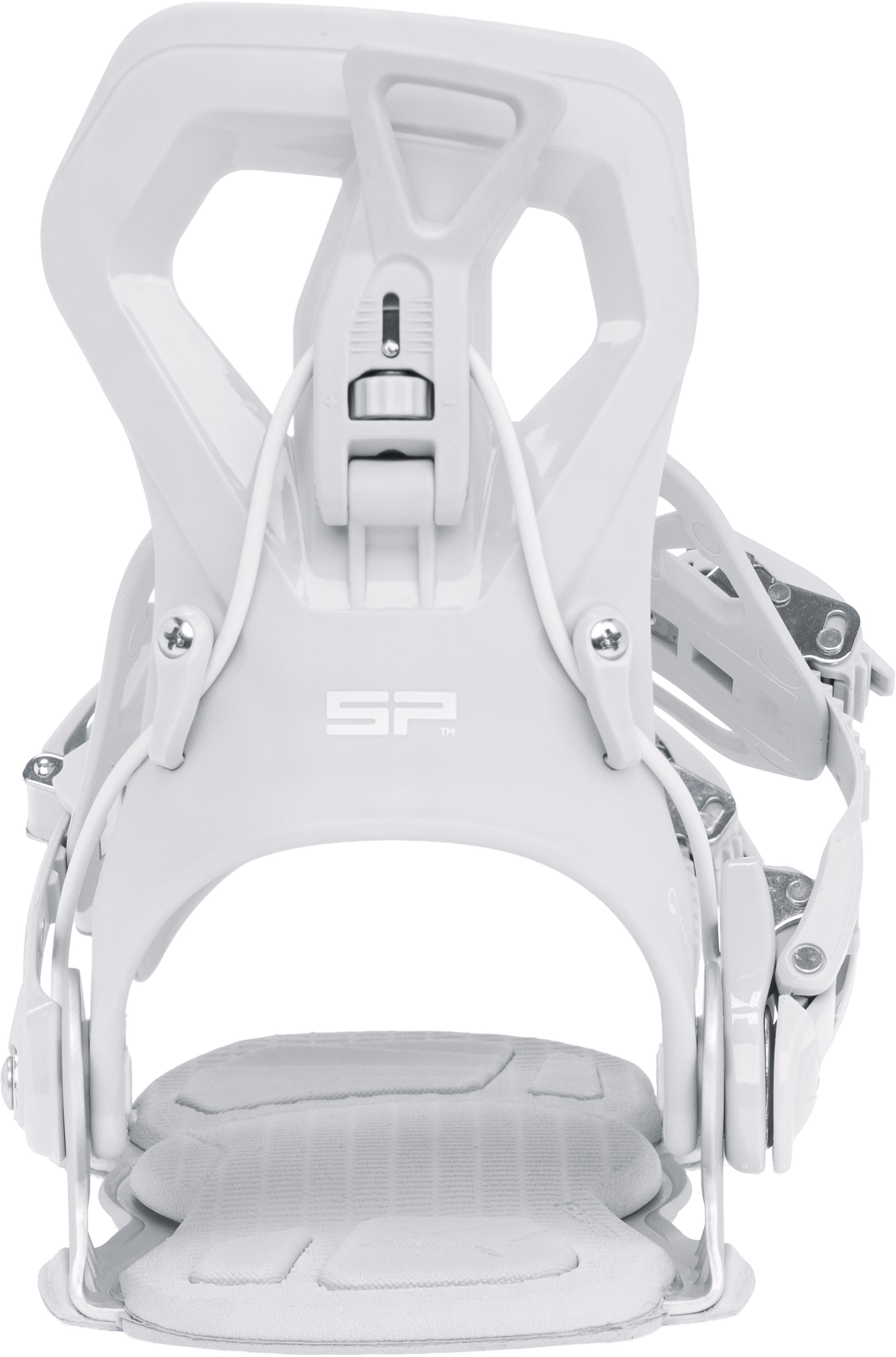 SP Core Snowboard Bindings — Silver, back