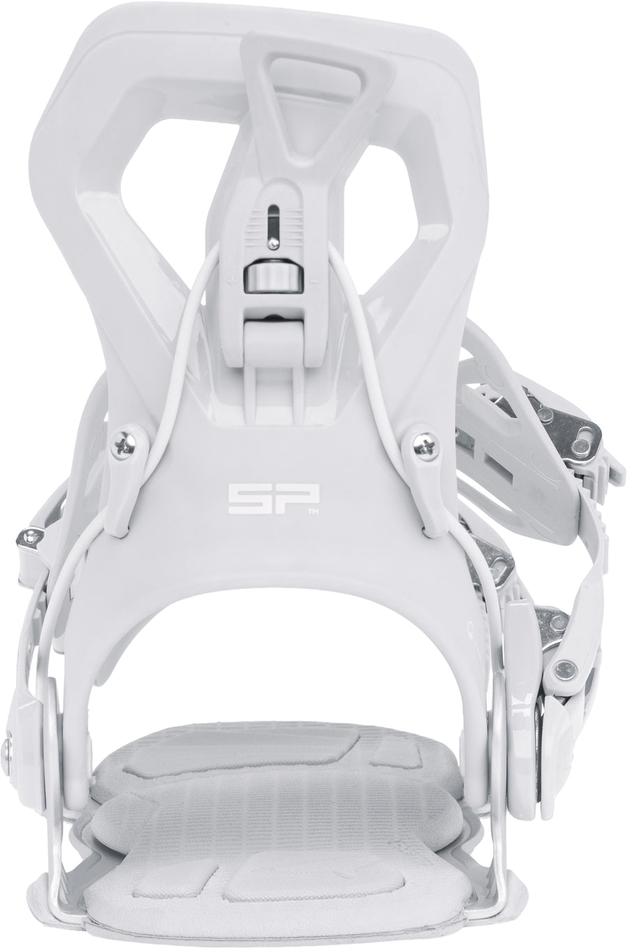 SP Core Snowboard Bindings — Silver, back