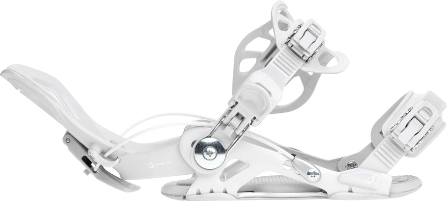 SP Core Snowboard Bindings — Silver, side