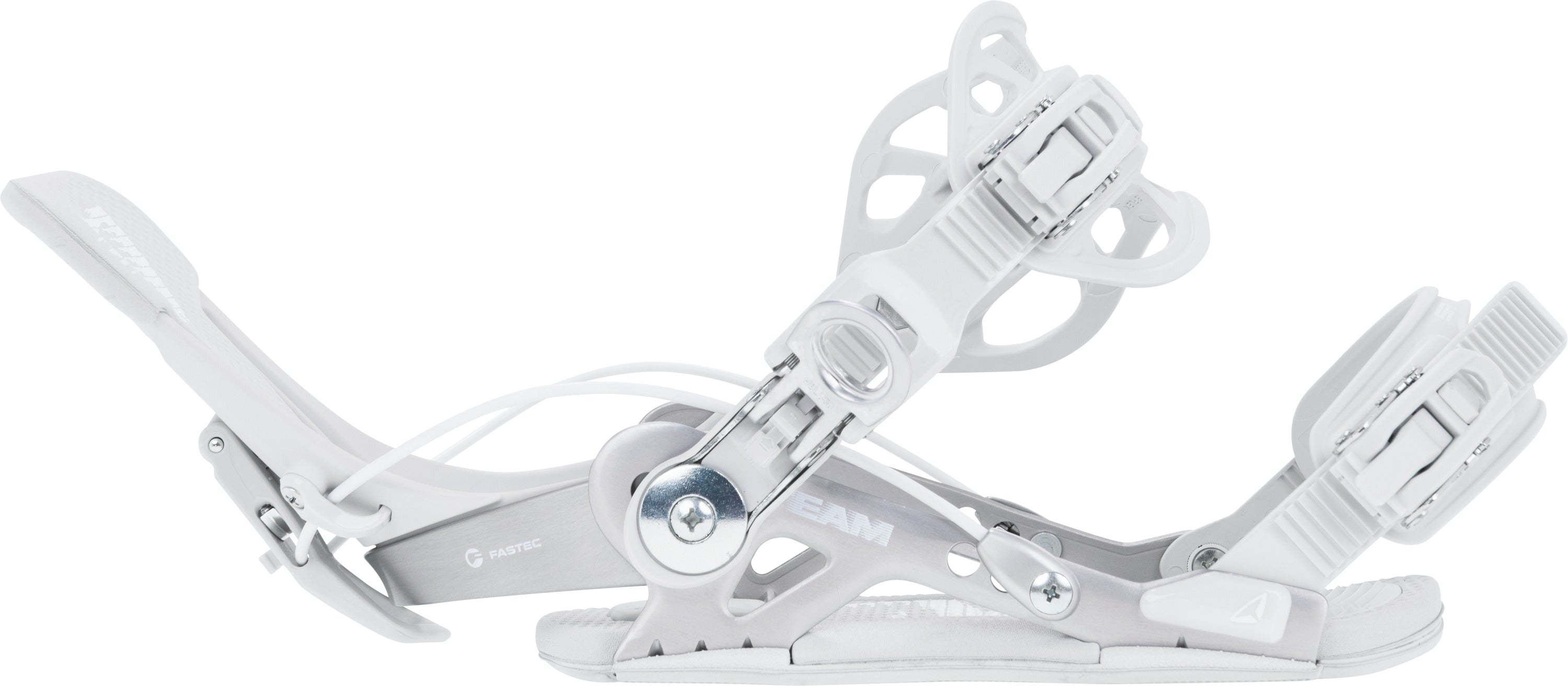 SP Team Snowboard Bindings — Silver, side