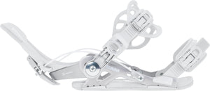 SP Team Snowboard Bindings — Silver, side