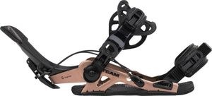 SP Team Snowboard Bindings — Titan Brown, side