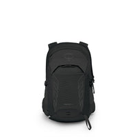 Osprey Tempest 22 backpack front view in Black/Coal Grey