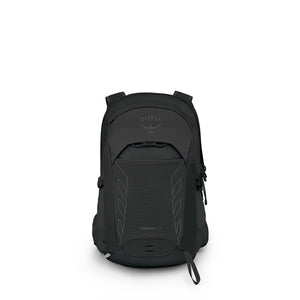 Osprey Tempest 22 backpack front view in Black/Coal Grey
