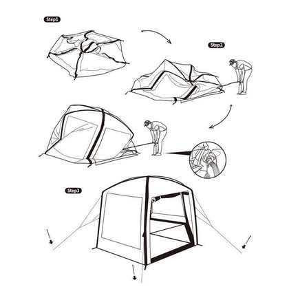 Naturehike Cloud Nest Air-Pole Gazebo