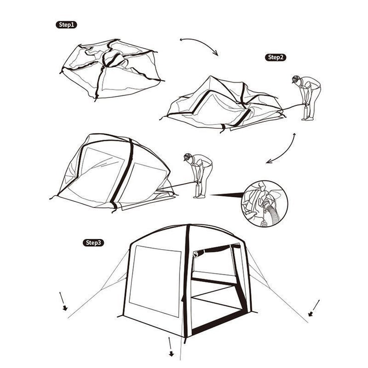 Naturehike Cloud Nest Air-Pole Gazebo
