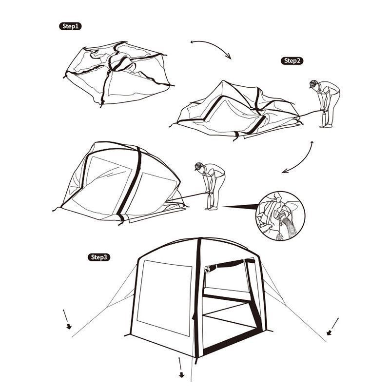 Naturehike Cloud Nest Air-Pole Gazebo