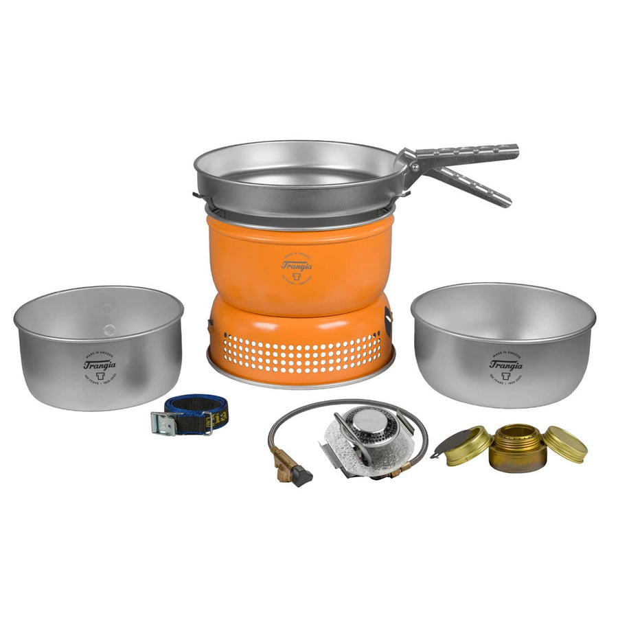 Trangia 25-1 UL Storm Cooker Gas + Spirit Burner Set 3-4 Person – Cloudberry