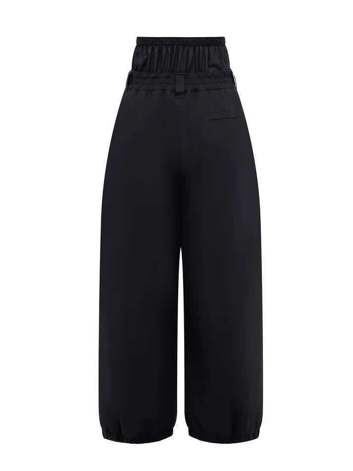 Vector Alta 3L Insulated Snow Pants — Black, back