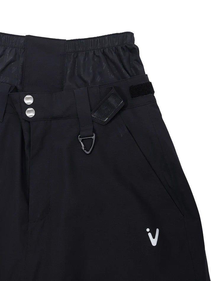 Vector Alta 3L Insulated Snow Pants — Black, detail
