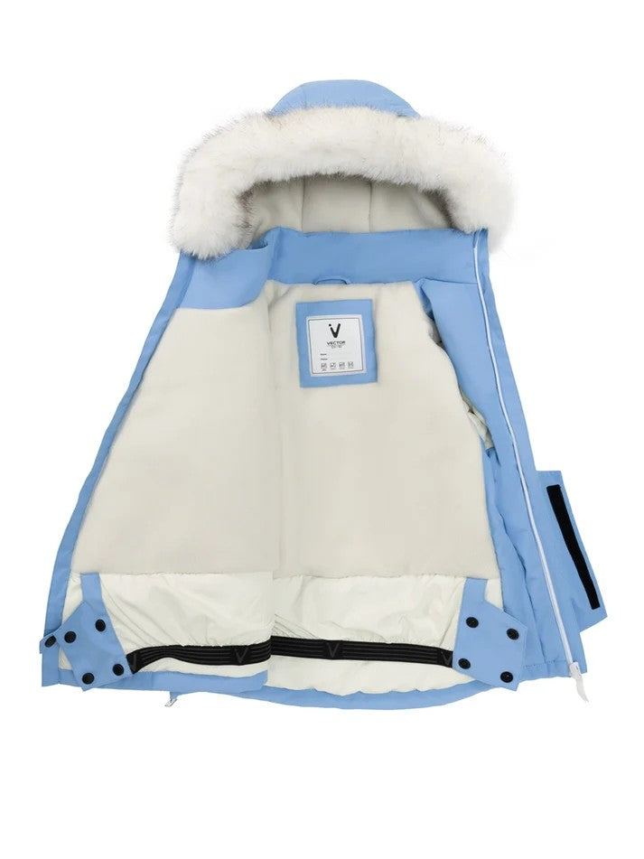Vector Emote Snowpark Slash 2L Jacket — Blue, detail