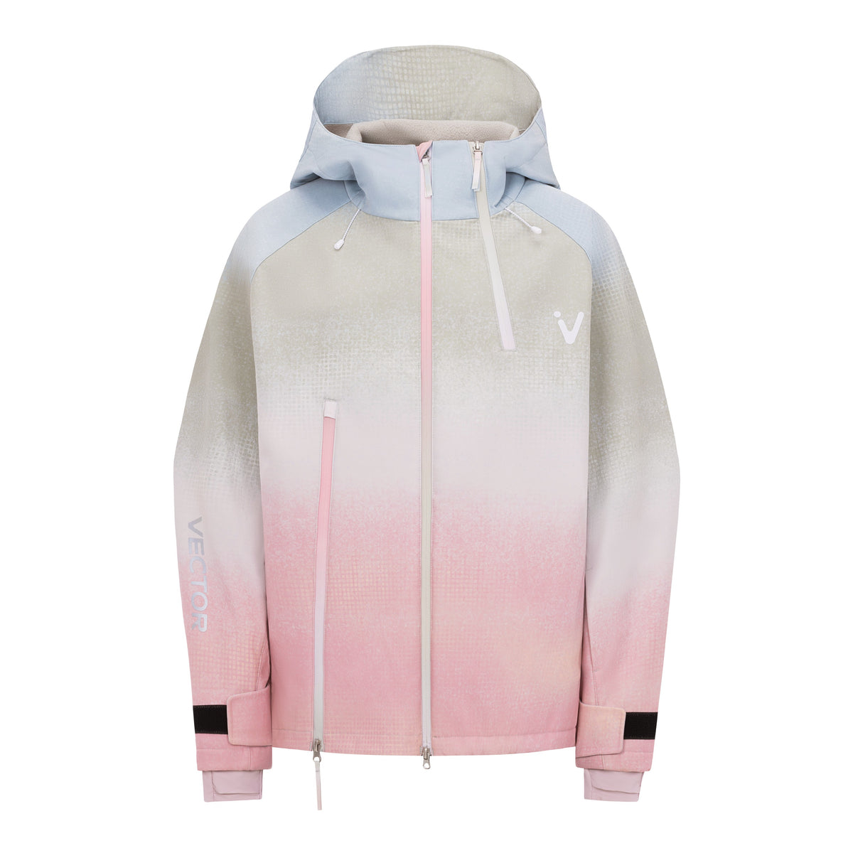 Vector Insnow Dusk Softshell Snow Jacket — Pink, front