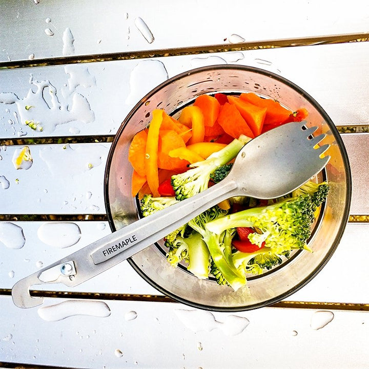 Fire Maple Woodpecker Three-In-One Titanium Spork (Titanium Spork)