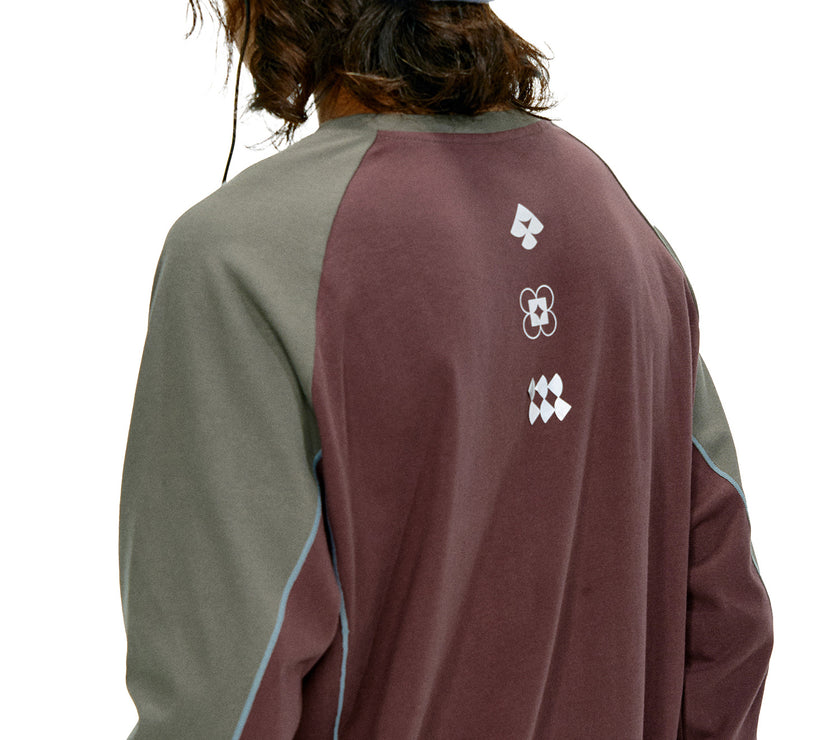 NOTHOMME Splicing Long Sleeve T-shirt