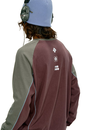 NOTHOMME Splicing Long Sleeve T-shirt