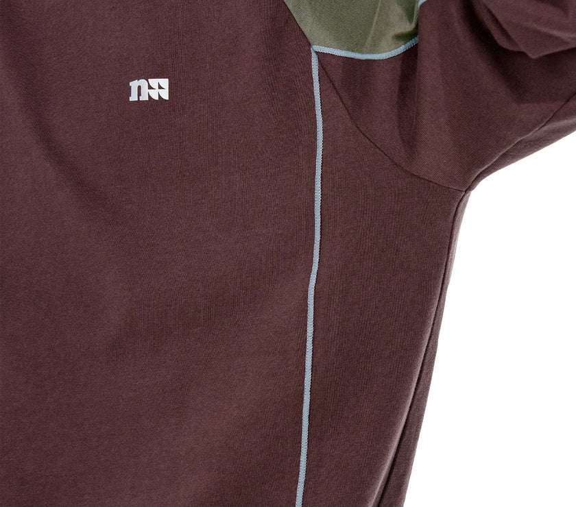 NOTHOMME Splicing Long Sleeve T-shirt