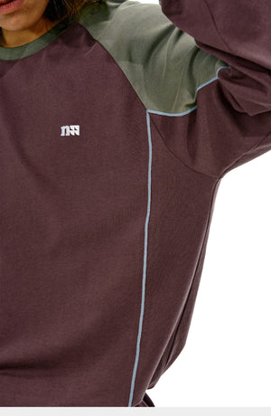 NOTHOMME Splicing Long Sleeve T-shirt