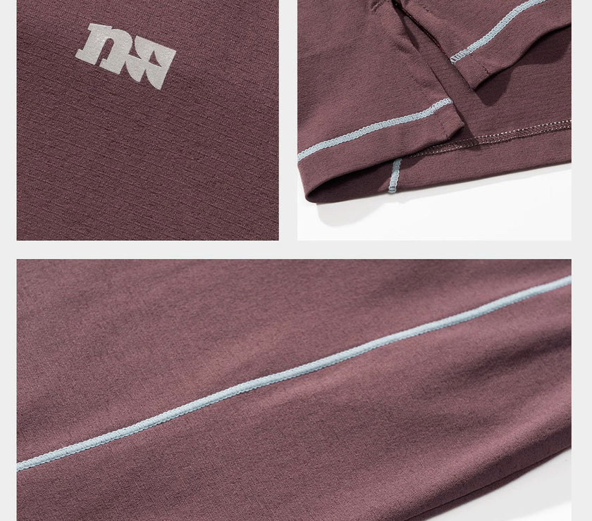 NOTHOMME Splicing Long Sleeve T-shirt