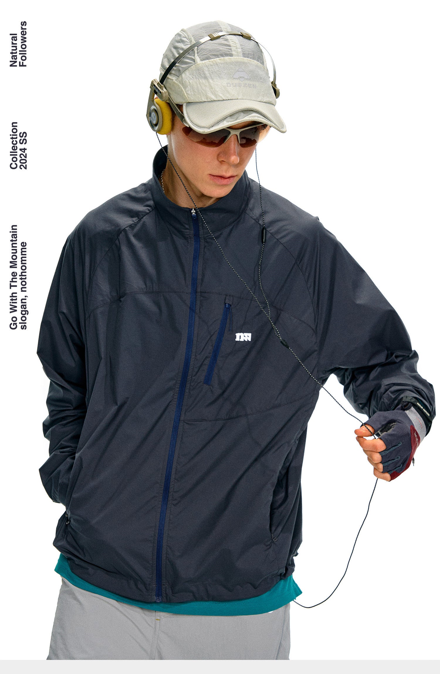 NOTHOMME Outdoor Water-proof Glowing Cycling Wind Jacket