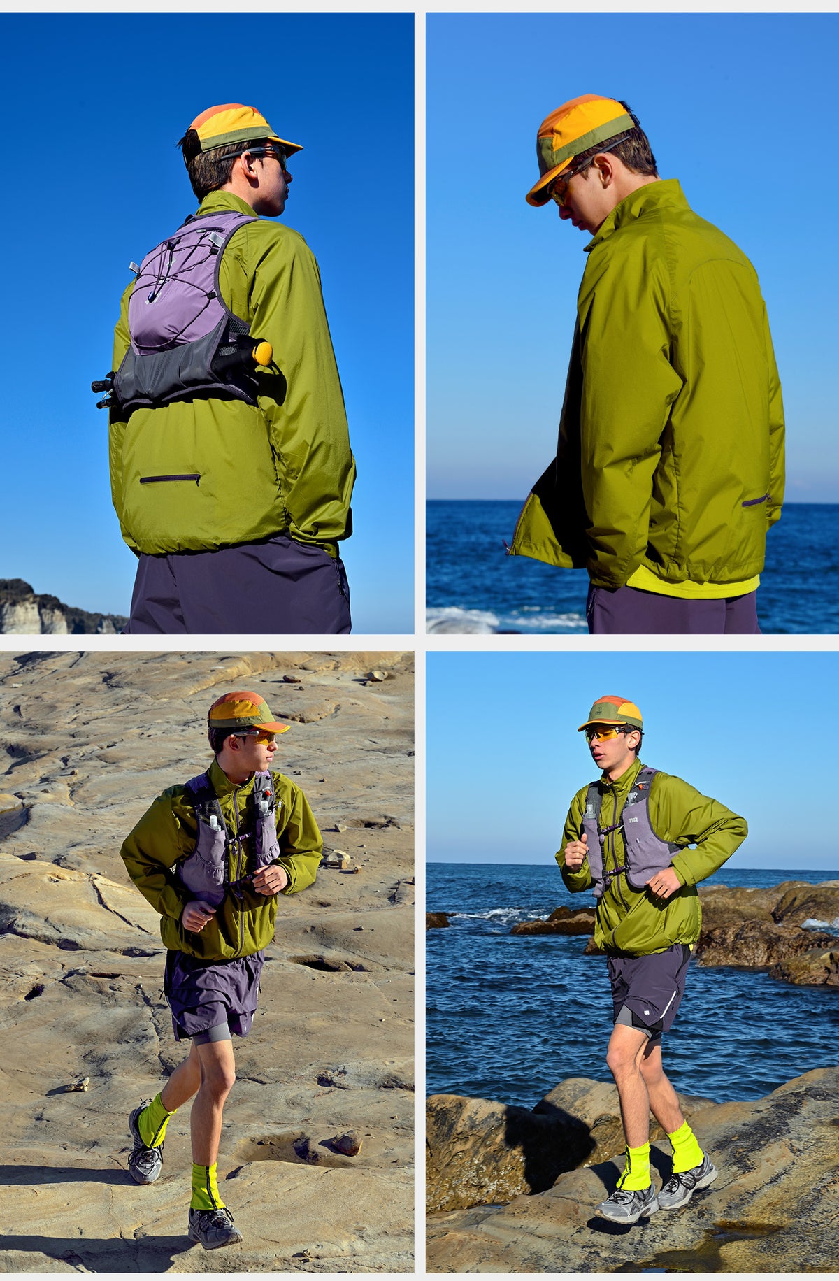 Nothomme Outdoor Water-proof Glowing Cycling Wind Jacket