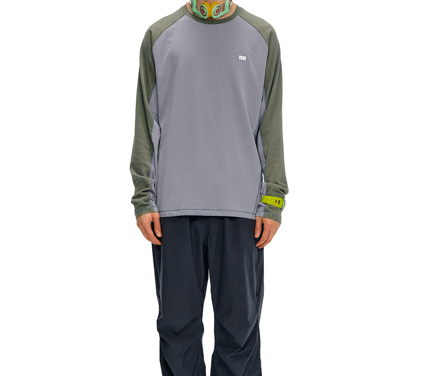 NOTHOMME Splicing Long Sleeve T-shirt