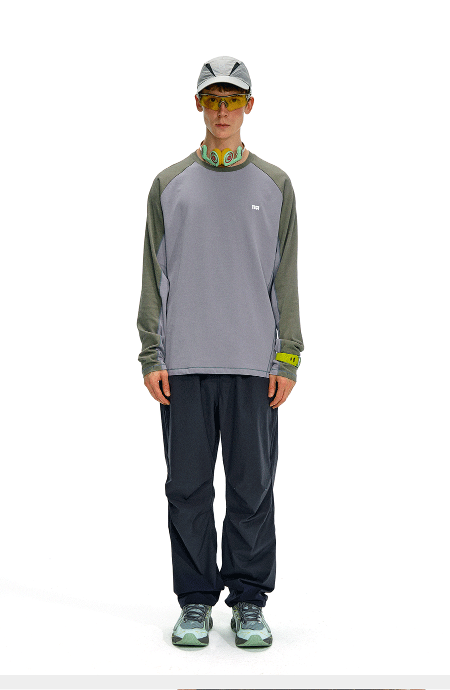 NOTHOMME Splicing Long Sleeve T-shirt