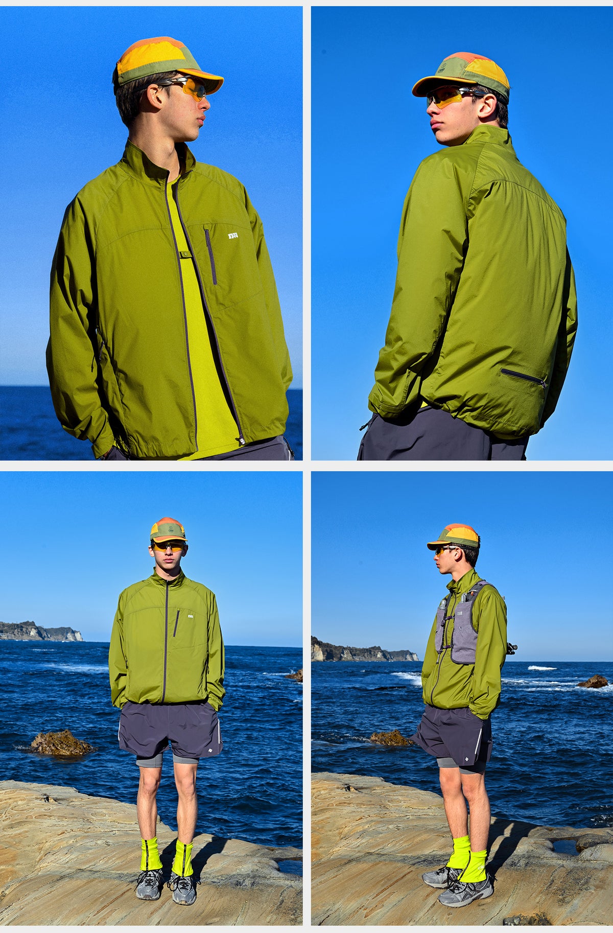 Nothomme Outdoor Water-proof Glowing Cycling Wind Jacket
