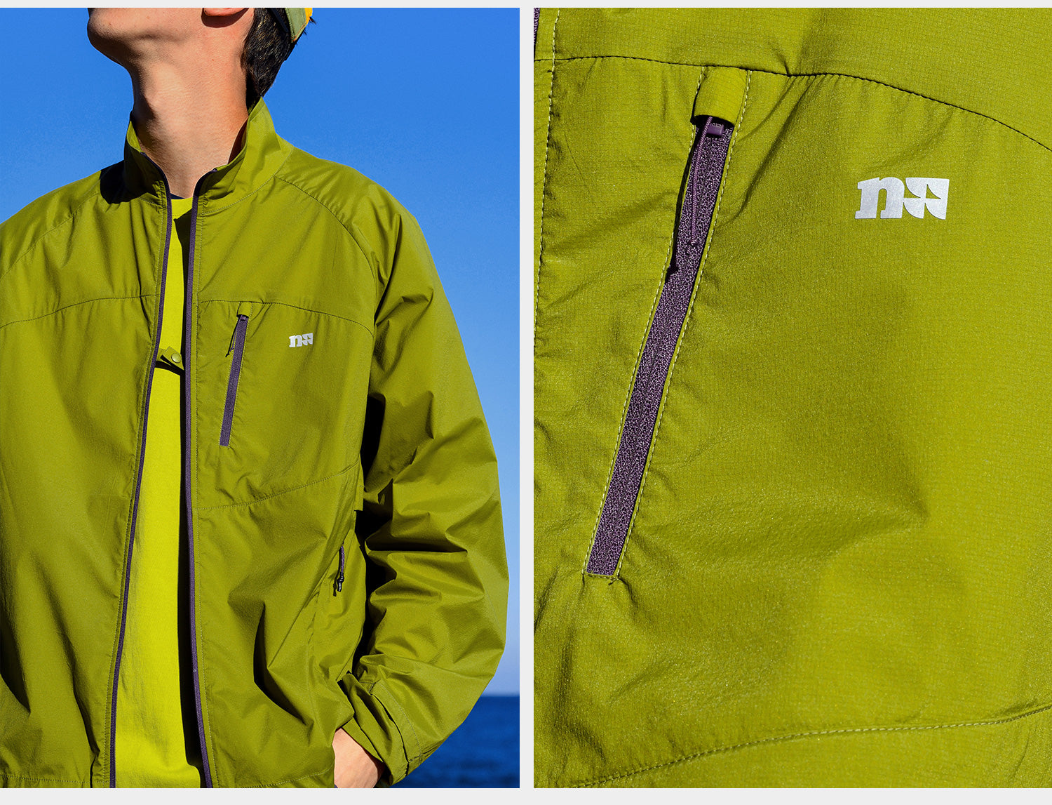 NOTHOMME Outdoor Water-proof Glowing Cycling Wind Jacket