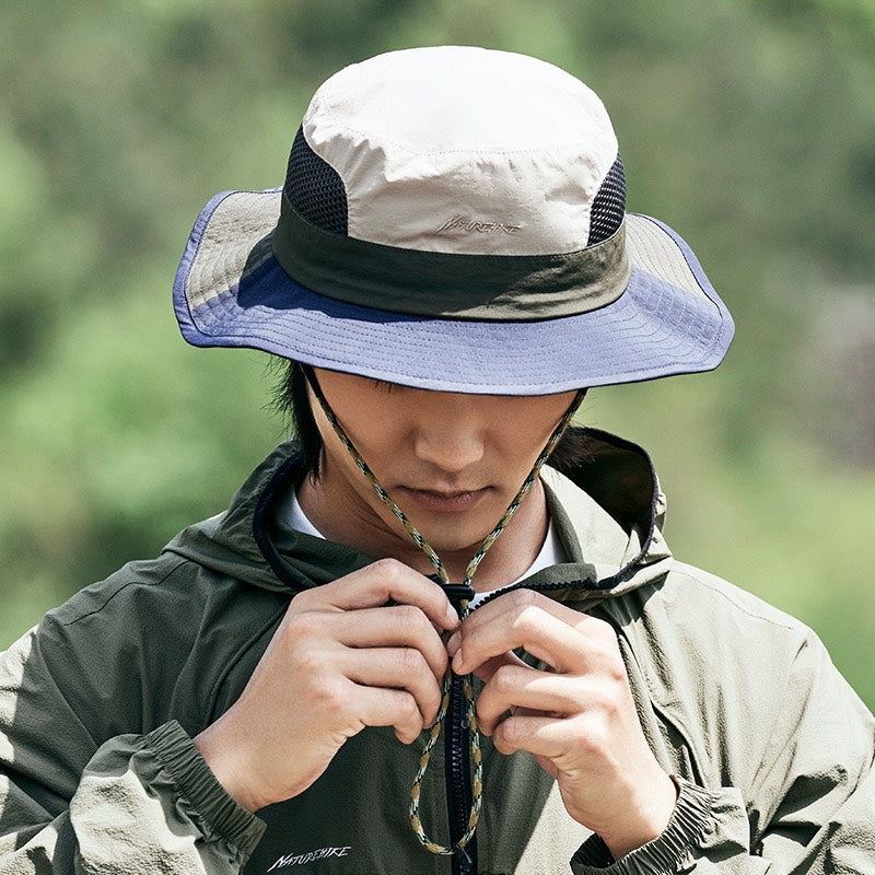 Chapeau de pêcheur avec protection solaire Naturehike - Vert armée